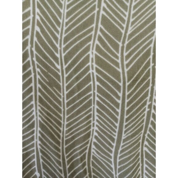 Chicos Travelers Top Sz 1 / M Slinky Liquid Knit Sleeveless Drape Green Beige - Picture 5 of 9